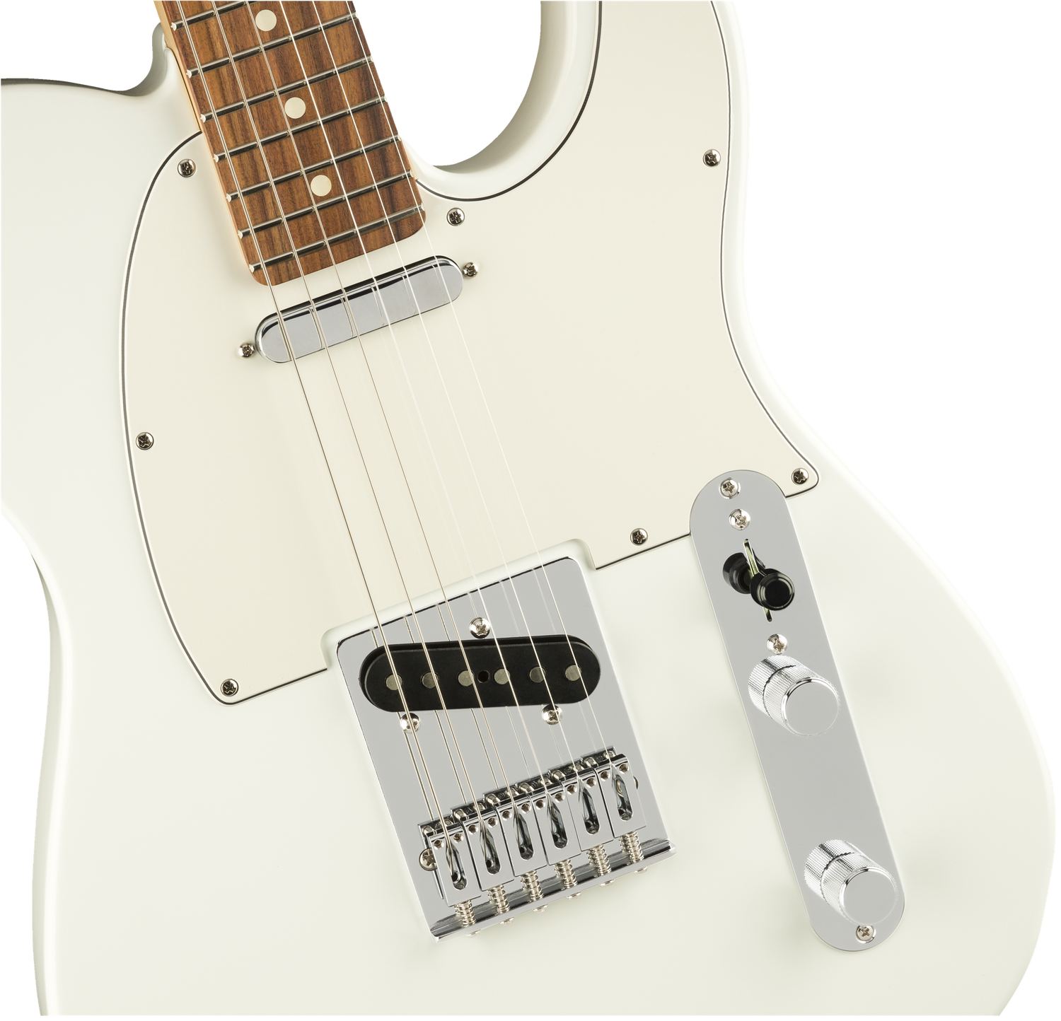 Fender Player Telecaster El-guitar (Polar White)