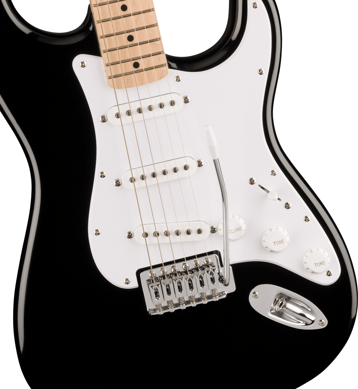 Fender Squier Sonic Stratocaster El-guitar (Sort)