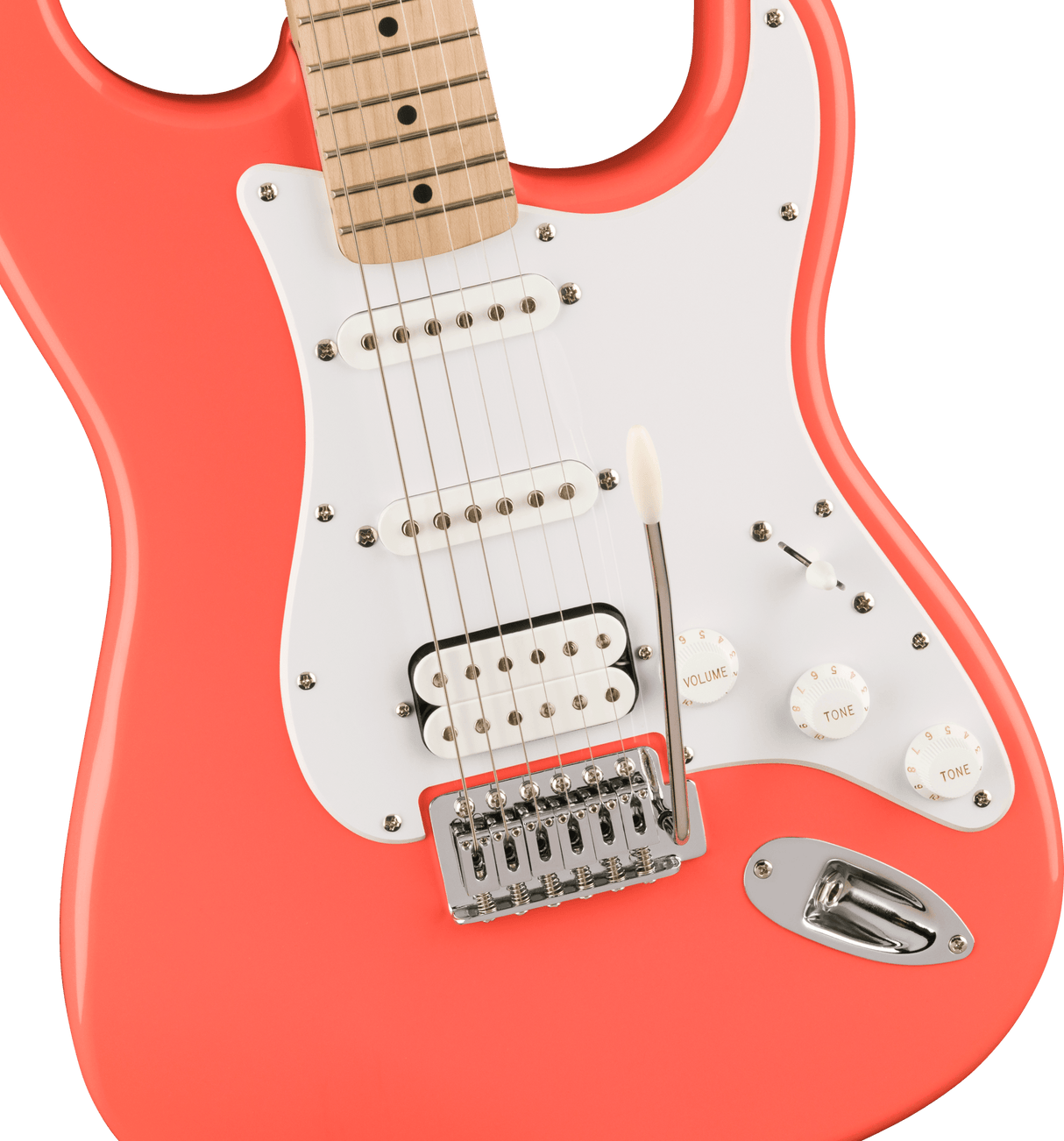 Fender Squier Sonic Stratocaster HSS El-guitar (Tahitian Coral)