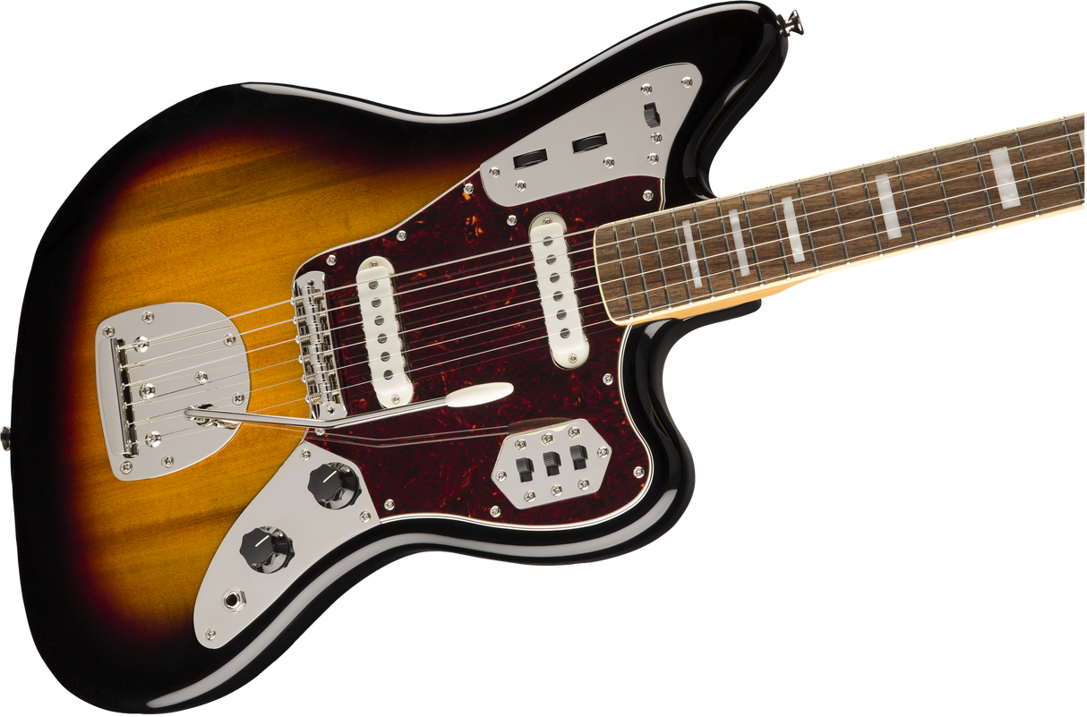 Fender Squier Classic Vibe '70s Jaguar El-guitar (Tricolor Sunburst)