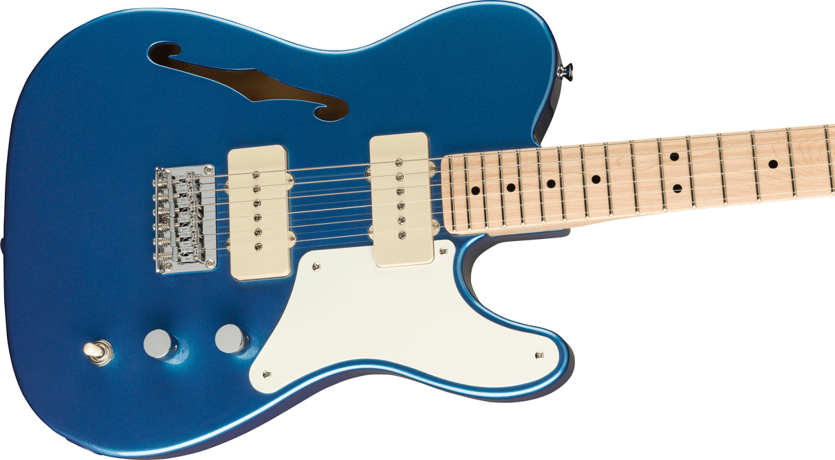 Fender Squier Paranormal Cabronita Telecaster Thinline El-guitar (Lake Placid Blue)
