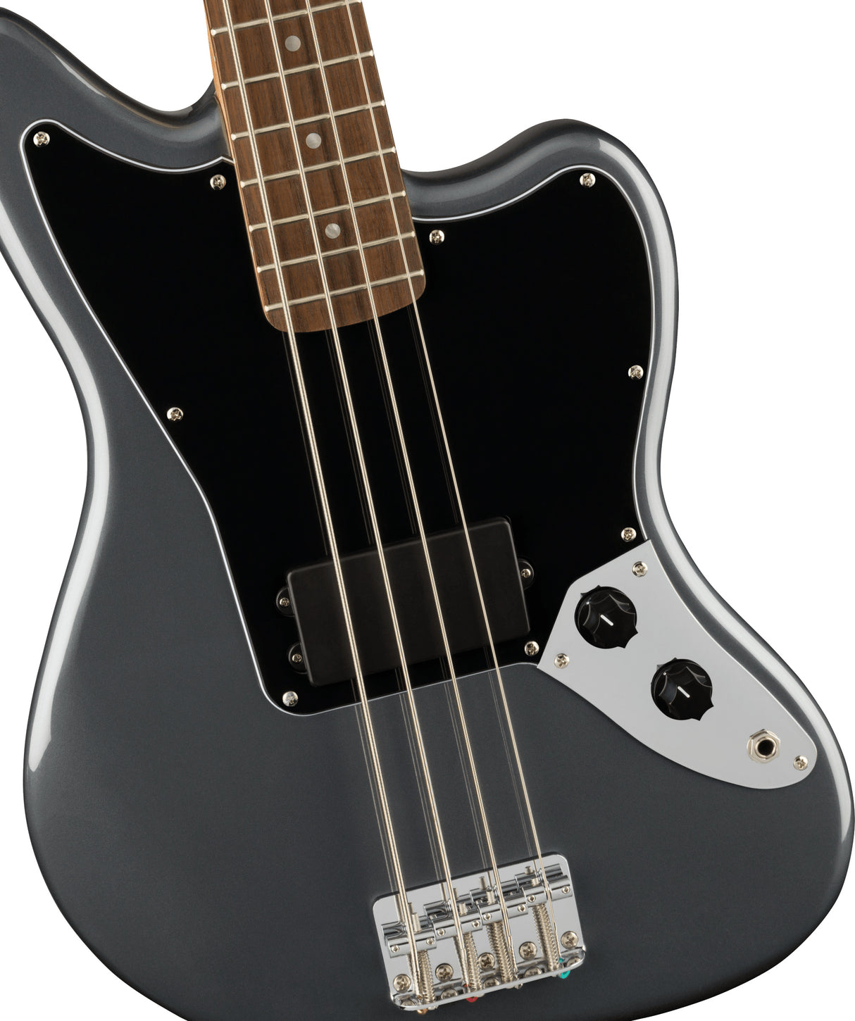 Fender Squier Affinity Jaguar El-Bas (Charcoal Frost Metallic)