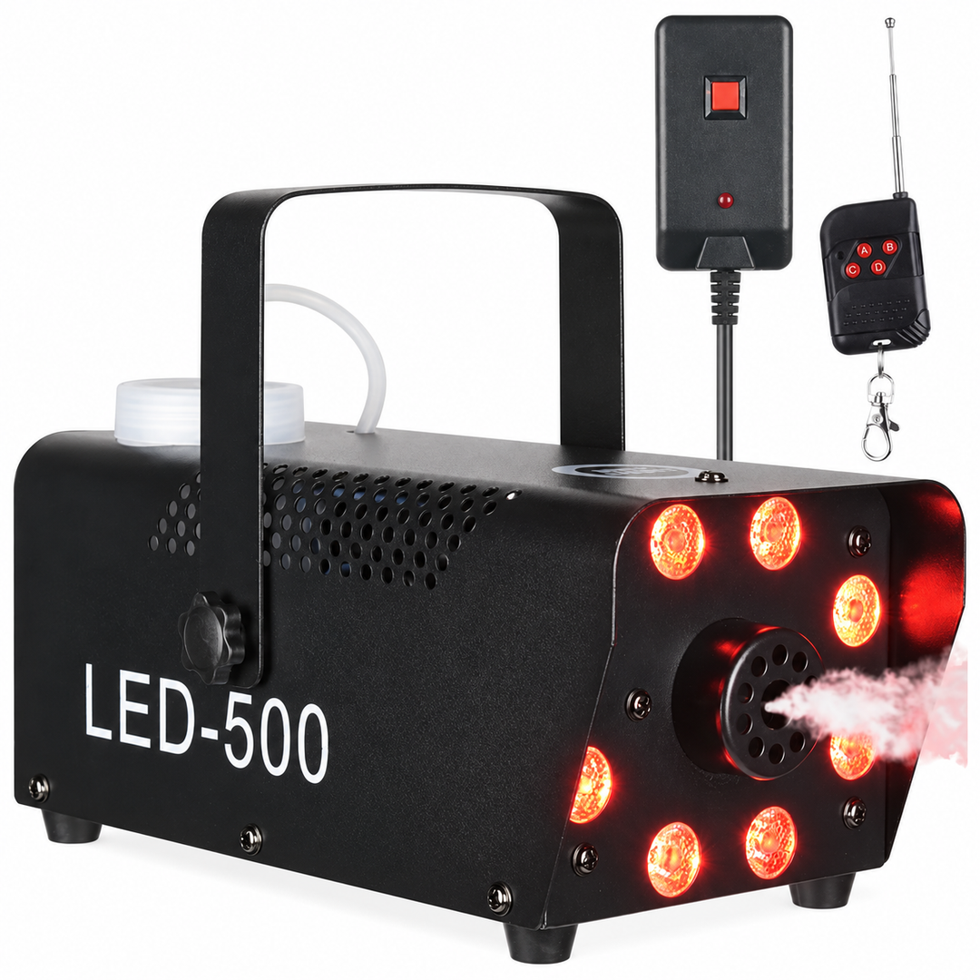 Light4Me Fog 500 LED Røgmaskine 500W med LED