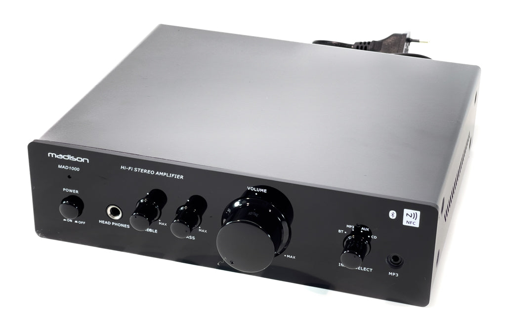 MAD1000 HI-FI Forstærker m. Bluetooth (2x50W)