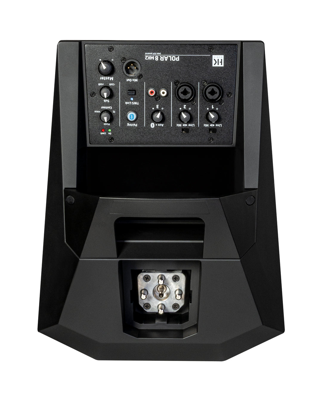 HK Audio POLAR 8 MK2 Aktivt Søjle-PA System 1200W med Bluetooth (Sort)