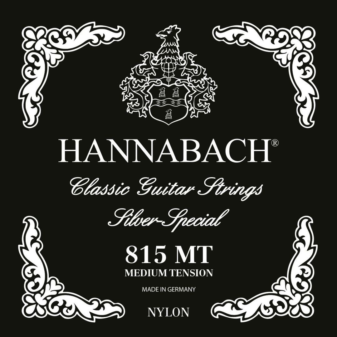 Hannabach Strings for classic guitar Serie 815 Medium tension Silver special - Set medium (815MT)