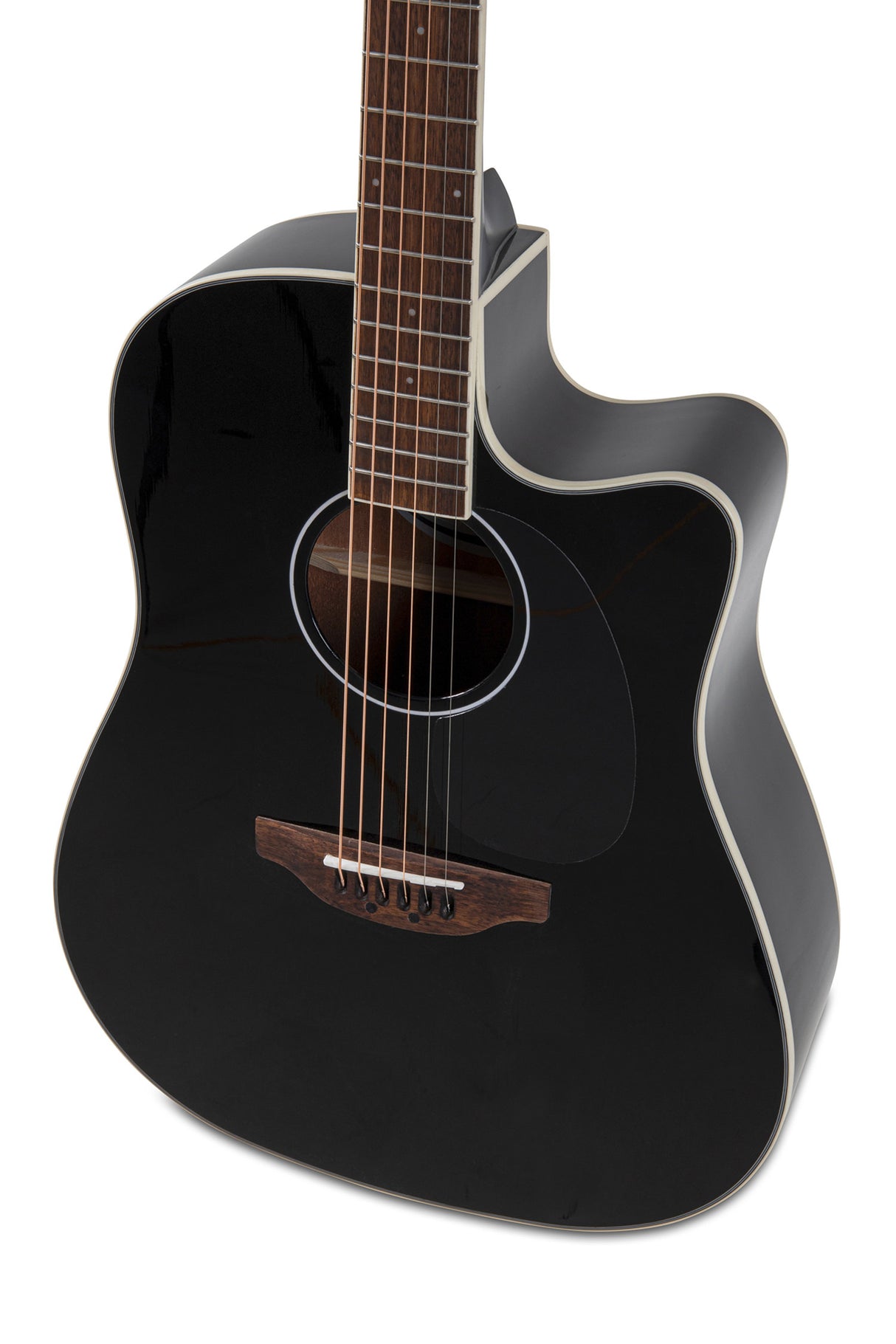 Applause E-Acoustic Guitar Wood Classics AED96-5HG Black Gloss Electro - Black high gloss (AED96-5HG)