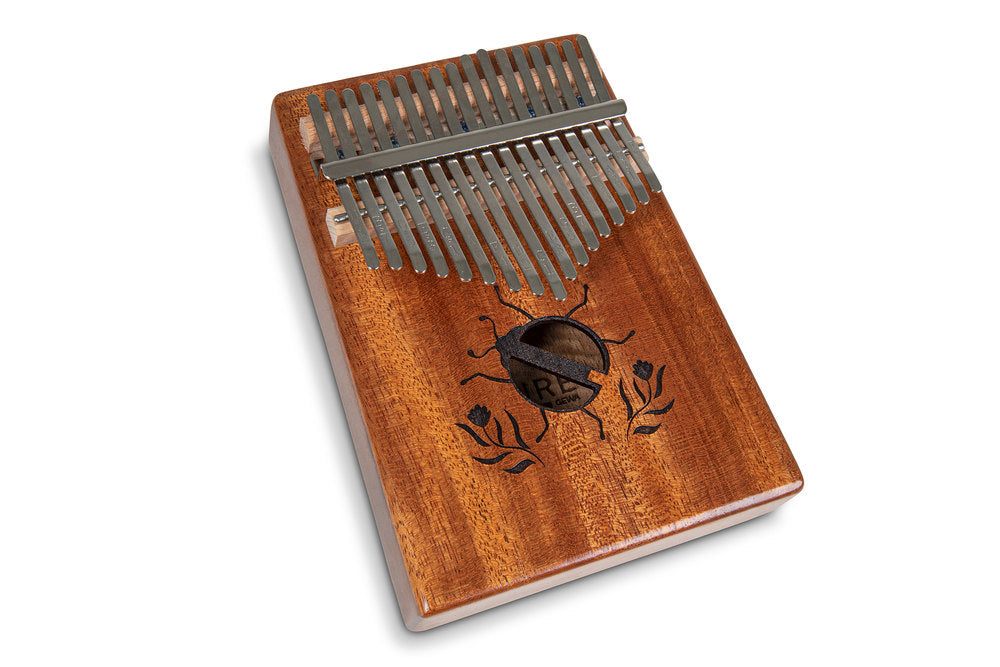 GEWA kalimba med 17 tangenter i mahogni, Beetle