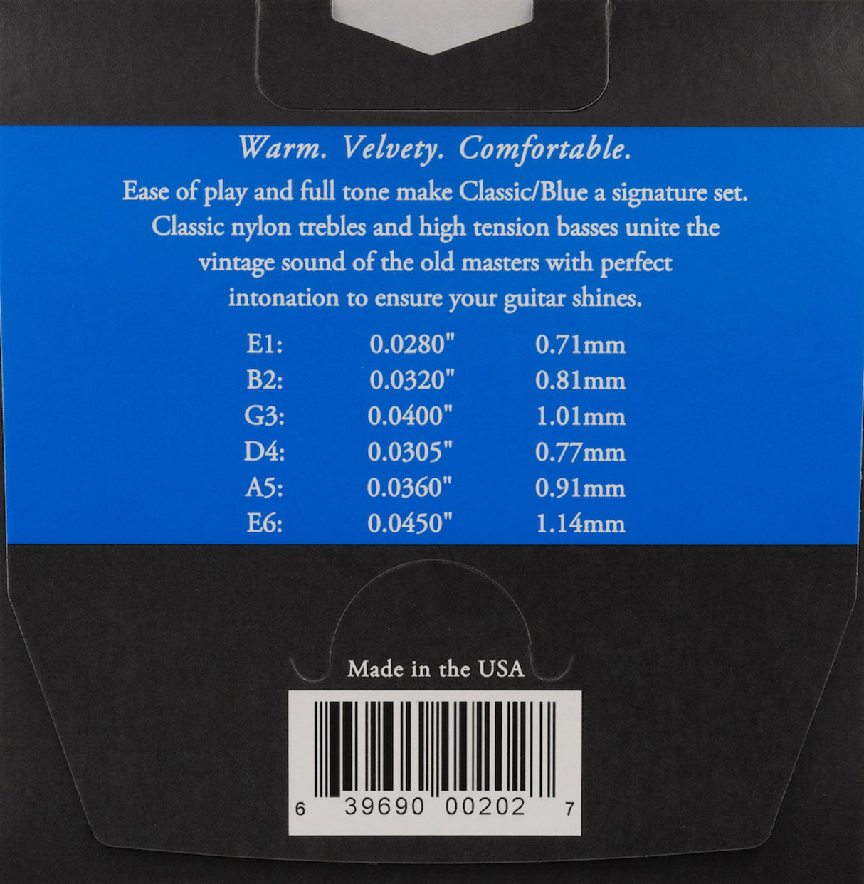 Augustine Strings for classic guitar Classic Label - Set Classic Blue (normal/high)