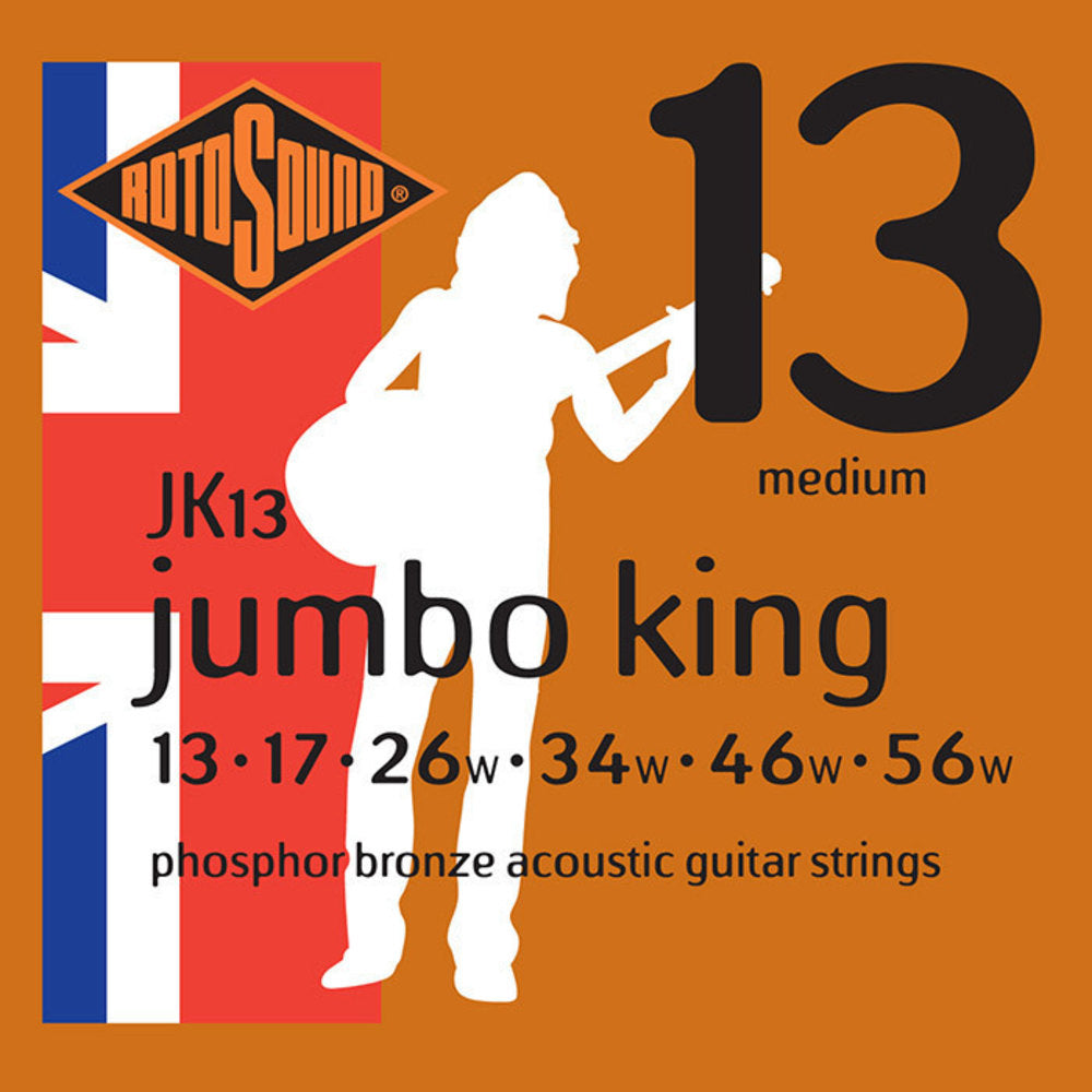 Rotosound Jumbo King JK13 westernguitarstrenge 13-56