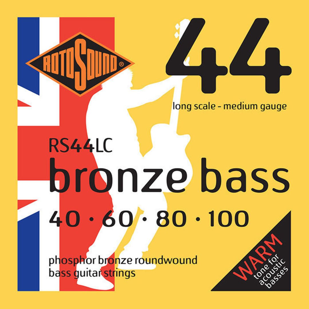 Rotosound Strings for acoustic bass Bronze Bass 44 - Set 4-string Medium 40-100 (RS44LC)