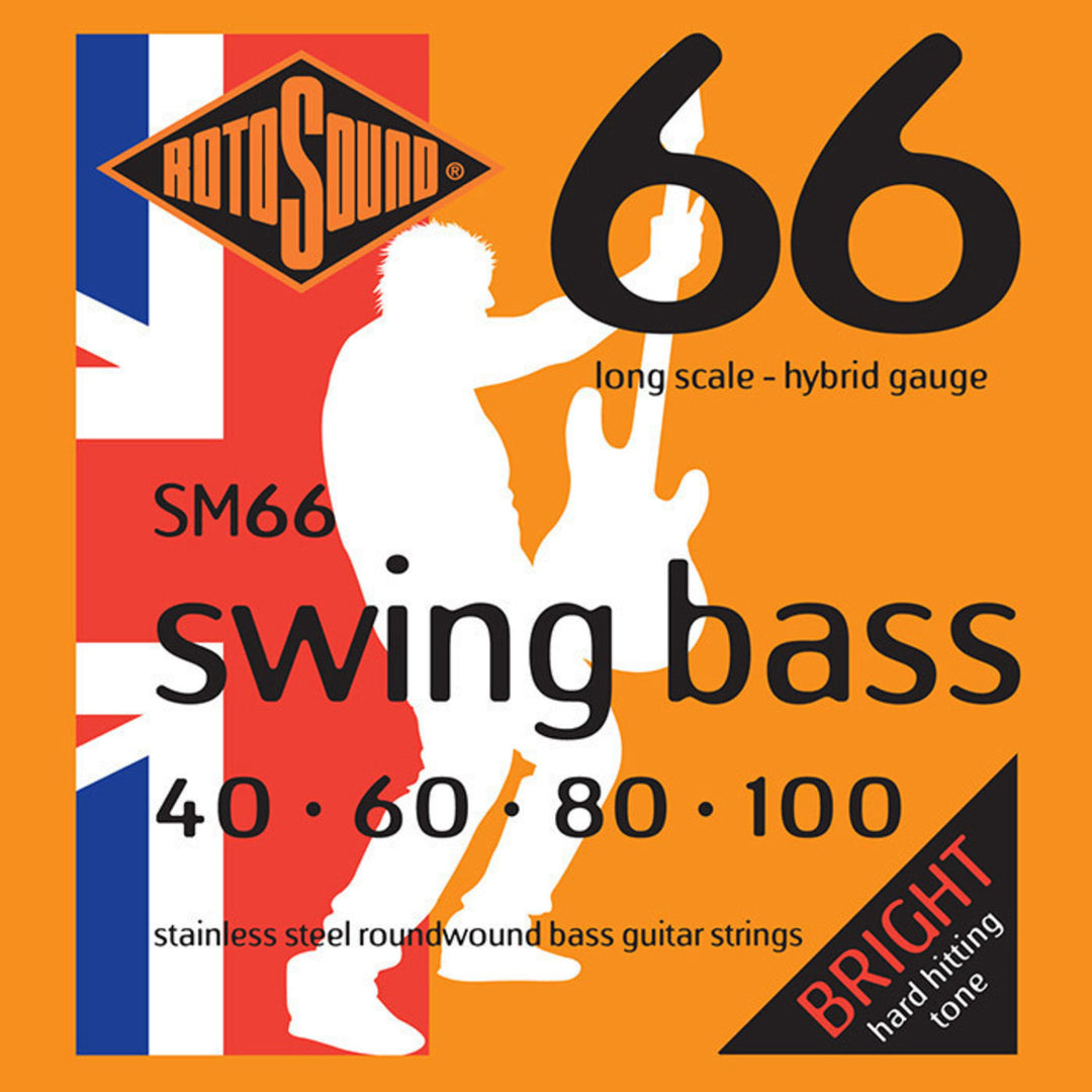 Rotosound E-Bass Strings Swing Bass 66 - Set 4-string Hybrid 40-100 (SM66)