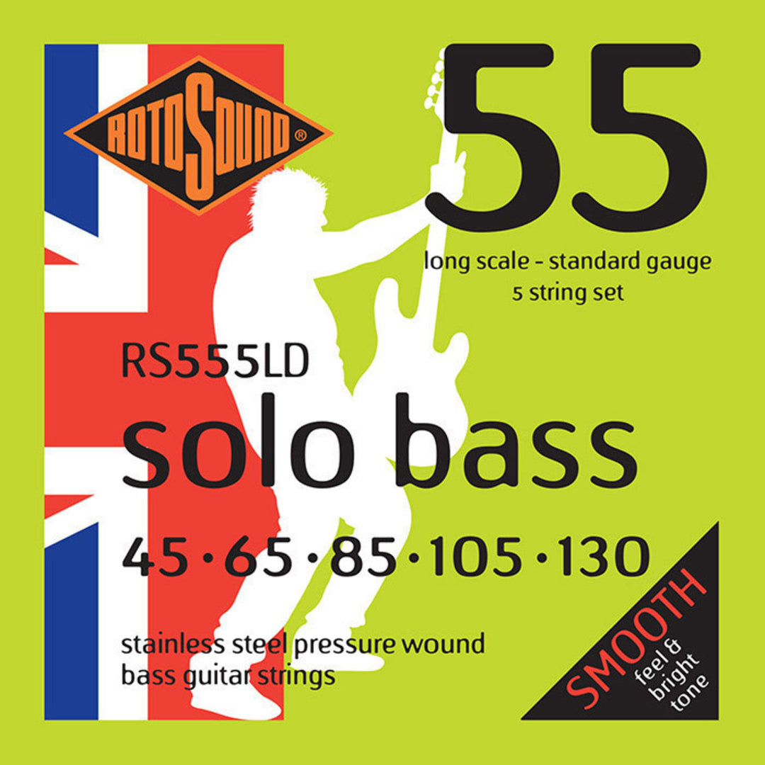 Rotosound E-Bass Strings Solo Bass 55 - Set 5-string Standard 45-130 (RS555LD)