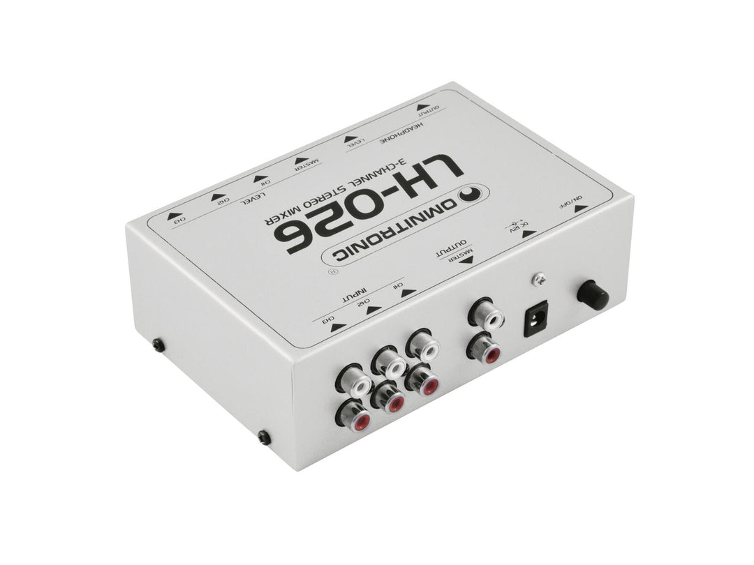 OMNITRONIC LH-026 3-channel Stereo Mixer