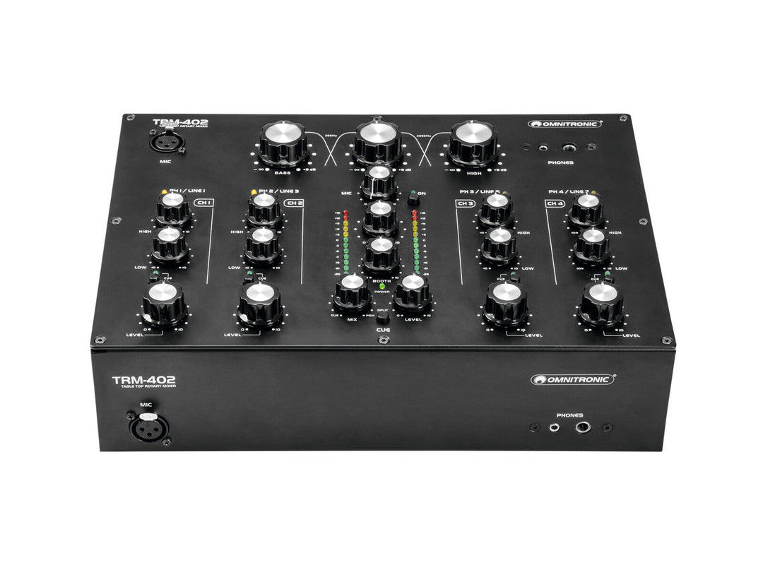 OMNITRONIC TRM-402 4-channel Rotary Mixer