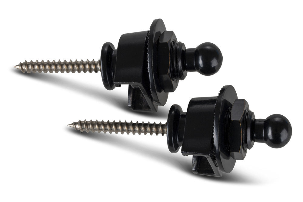 Fire & Stone Security Lock Set+ remlås, blank sort, 2 stk.