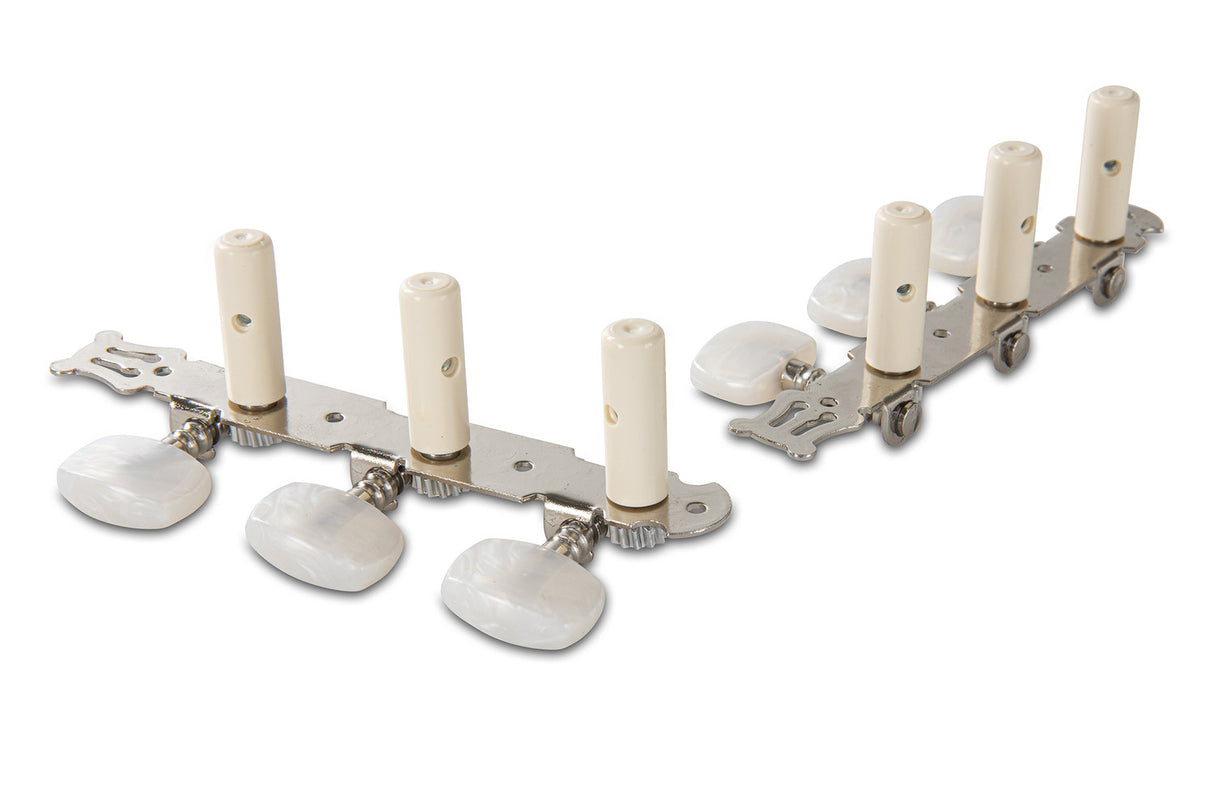 GEWA machine heads Classical guitar - Oval button (with lyra)