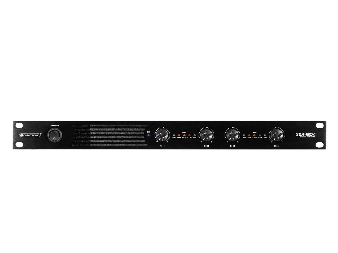 OMNITRONIC XDA-1204 4-channel Class D Amplifier