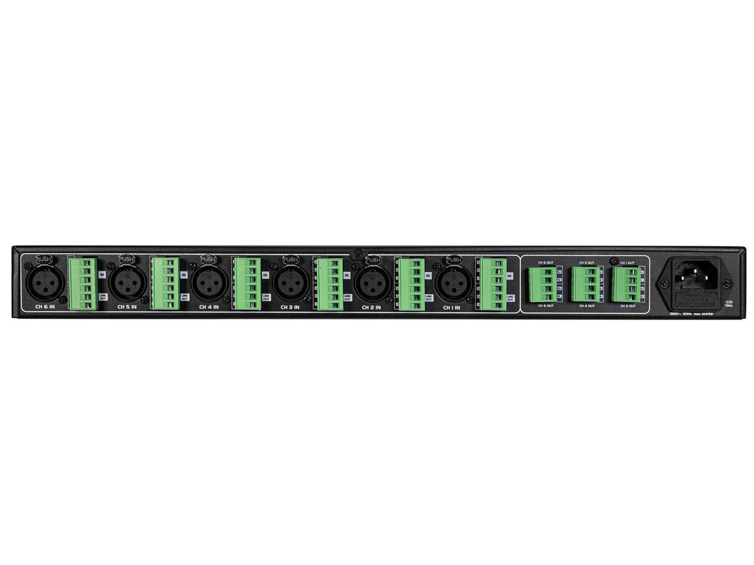 OMNITRONIC XDA-1206 6-channel Class D Amplifier