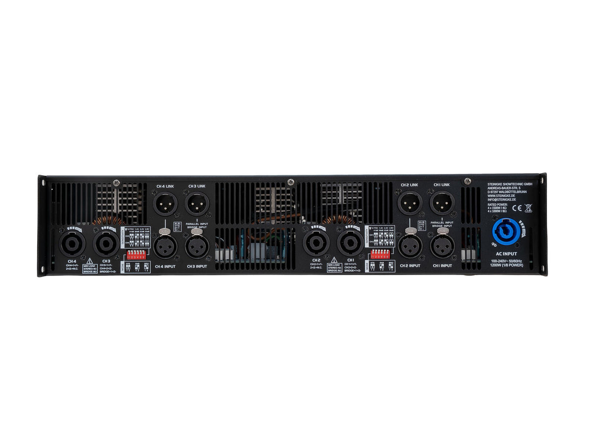 PSSO QDA-6000 MK2 4-channel Amplifier