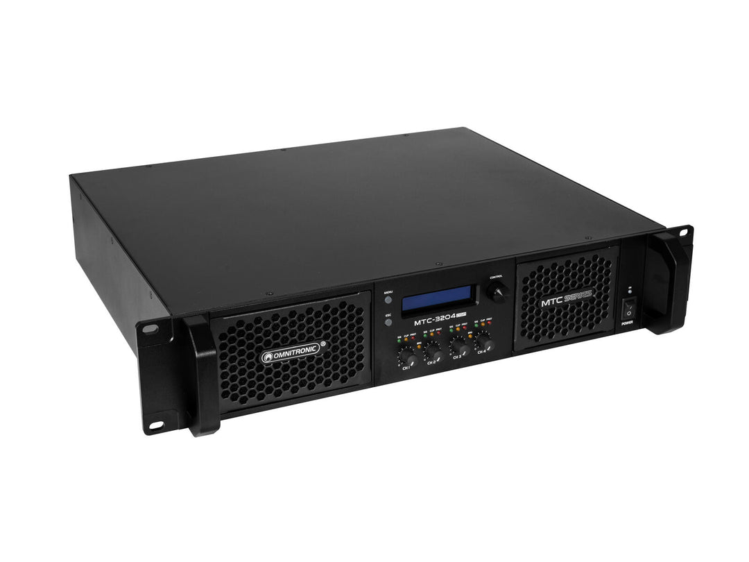 OMNITRONIC MTC-3204DSP 4-channel Amplifier with DSP