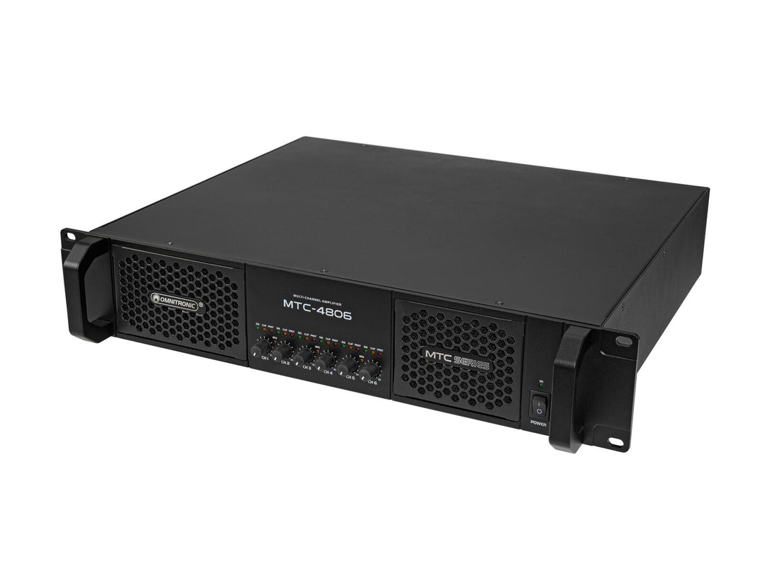OMNITRONIC MTC-4806 6-channel Amplifier