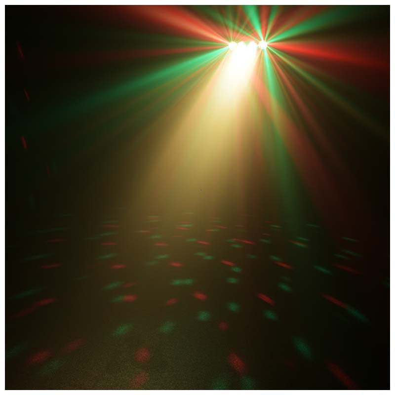 LIGHT4ME MAGIC BAR diskokugleeffekt LED PAR + stativ + fjernbetjening