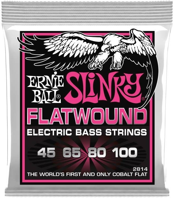 Ernie Ball 2814 Flatwound Cobalt Bass 45-100