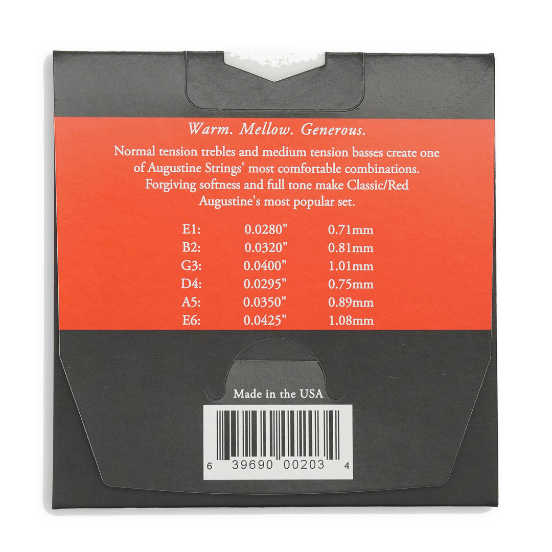 Augustine Strings for classic guitar Classic Label - Set Classic Red (normal/medium)