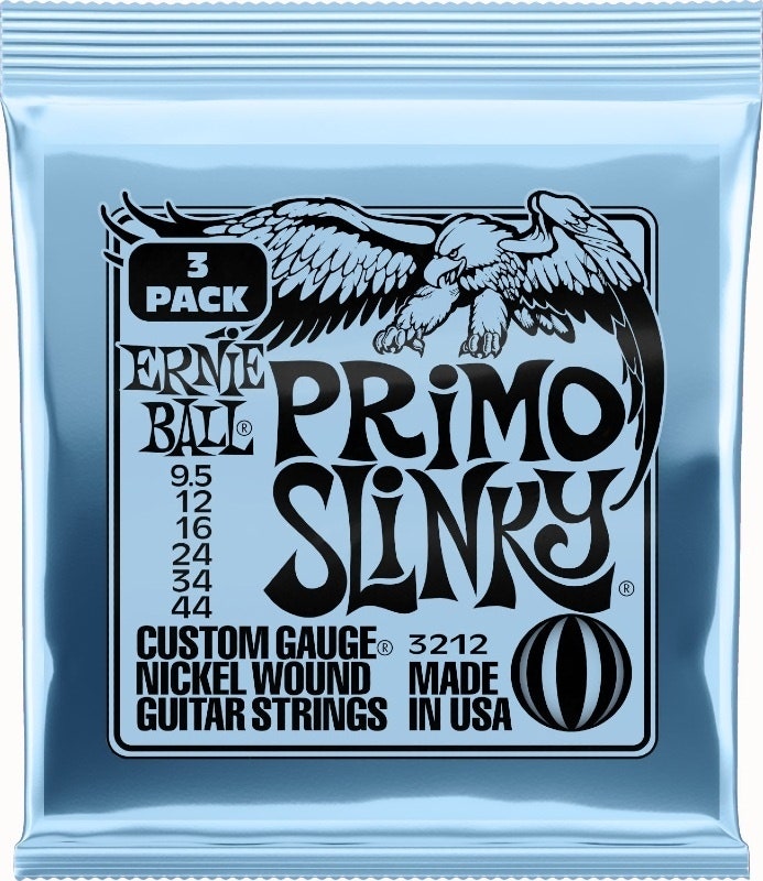 Ernie Ball 3212 Primo Slinky Nickel 3-Pack