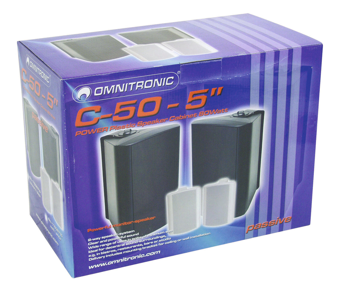 OMNITRONIC C-50 black 2x