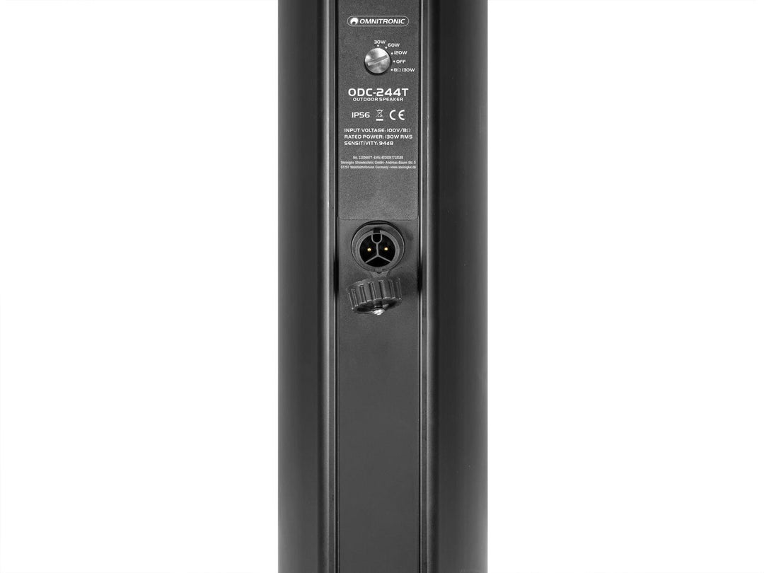 OMNITRONIC ODC-244T Outdoor Column Speaker black