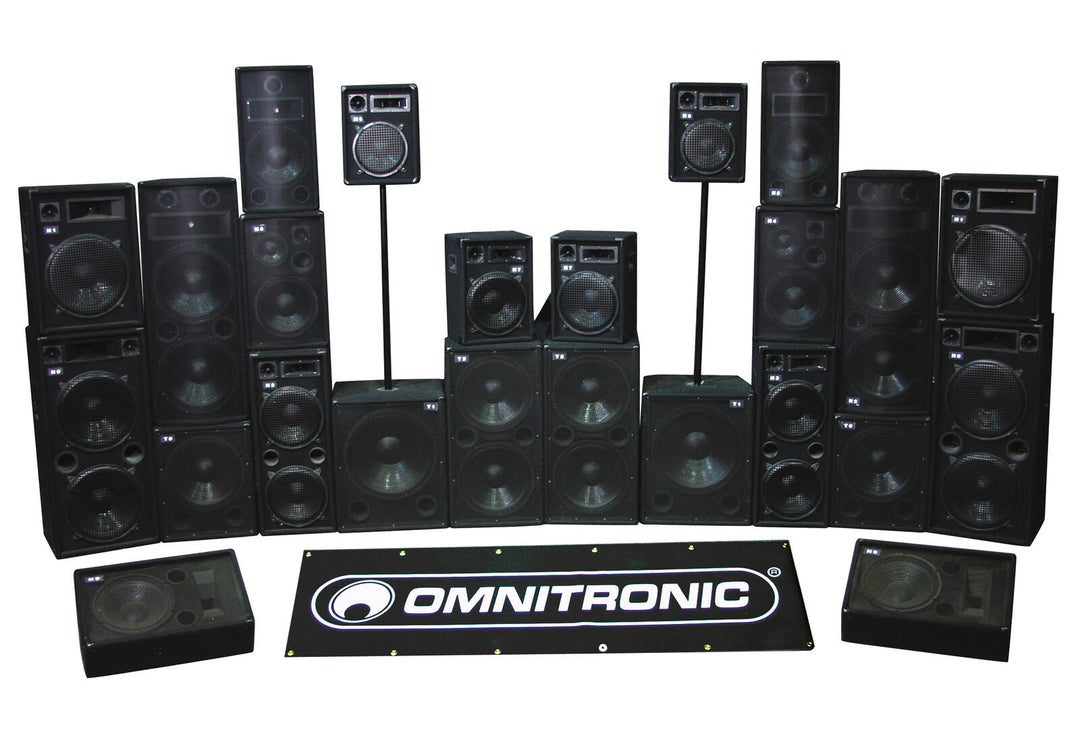 OMNITRONIC DX-1022 3-way Speaker 400 W