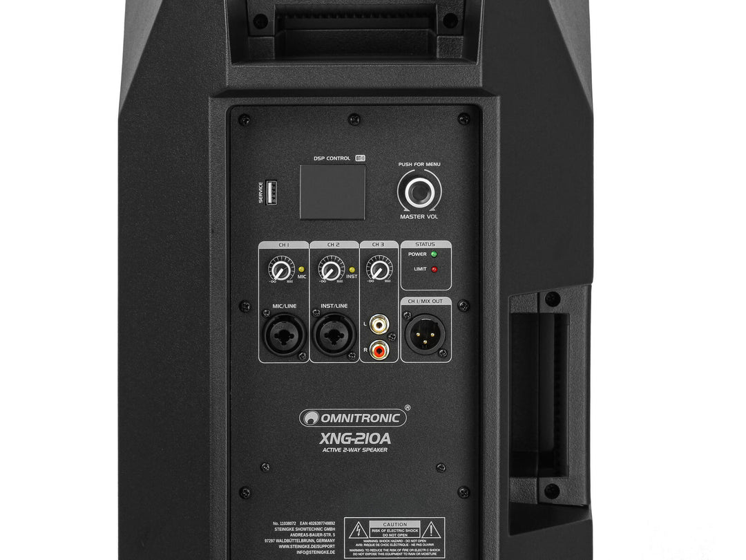 OMNITRONIC XNG-210A 2-way Speaker, active, DSP