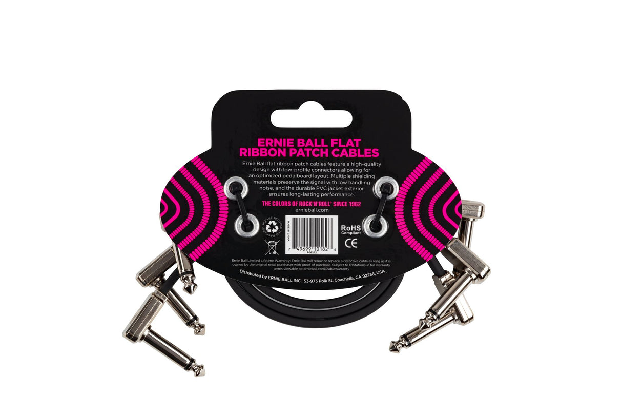 Ernie Ball 6222 Patchkabel 3-Pak (30cm)