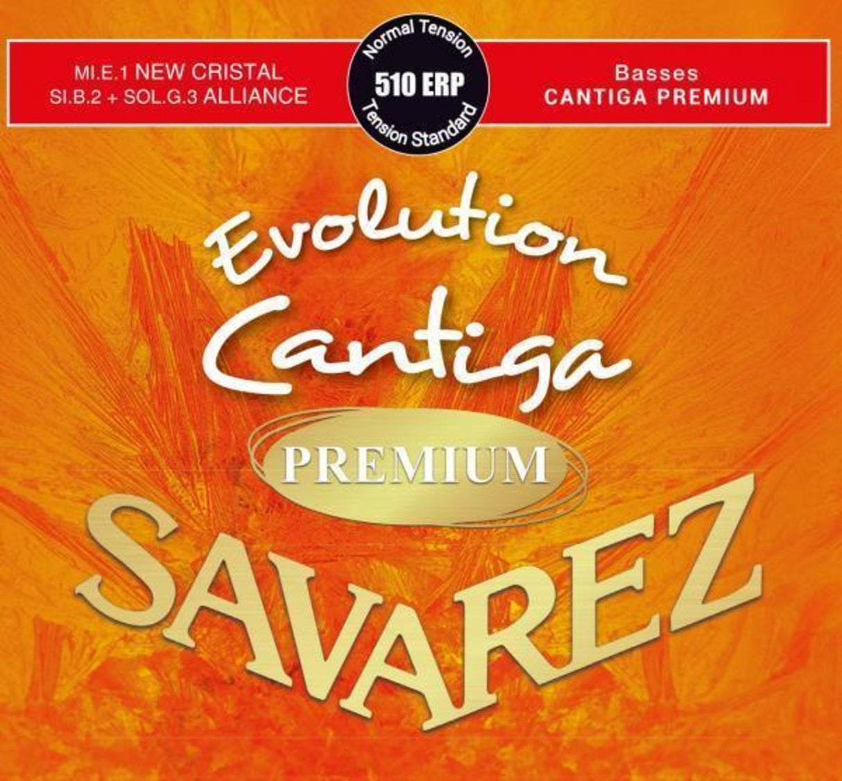 Savarez Strings for classic guitar Evolution Cantiga Premium - Set 510ERP (normal/medium)