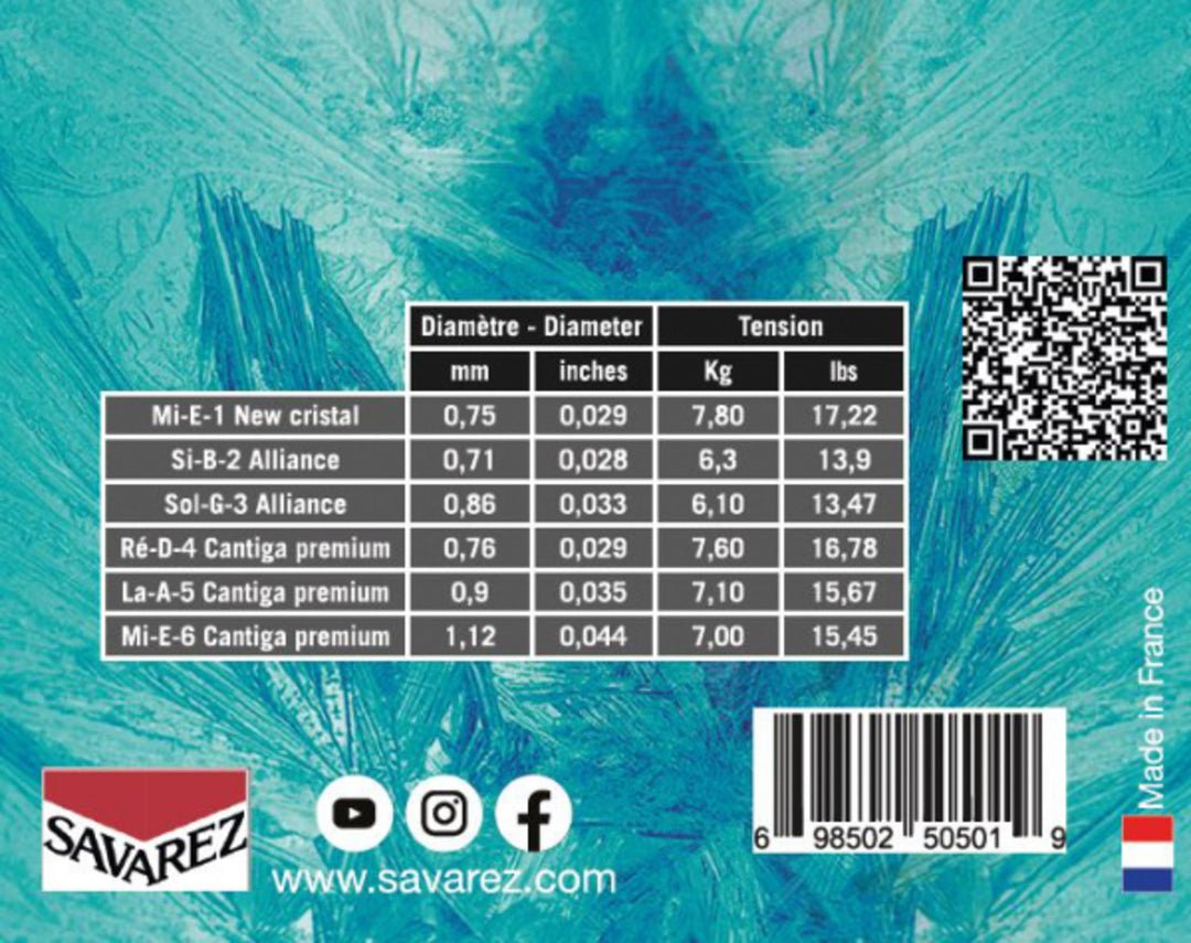 Savarez Strings for classic guitar Evolution Cantiga Premium - Set 510EJP (high)