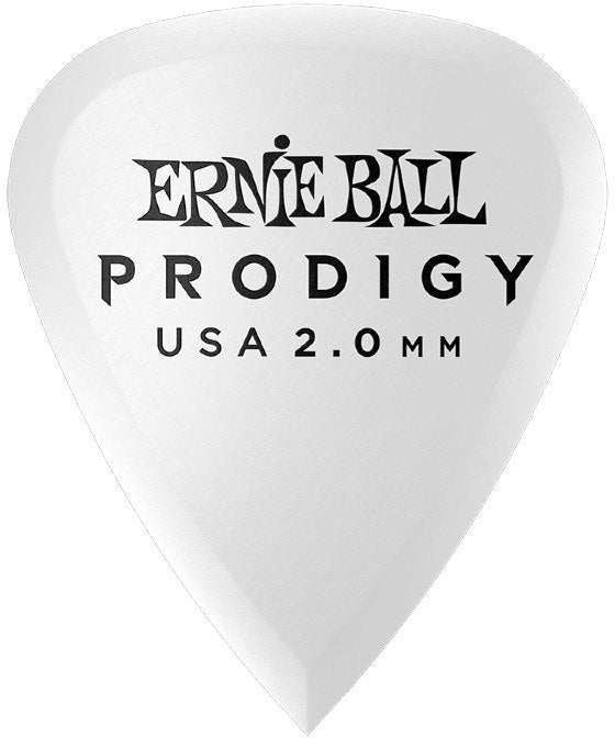 Ernie Ball EB-9202 2.0mm White Standard Prodigy Picks 6-pack