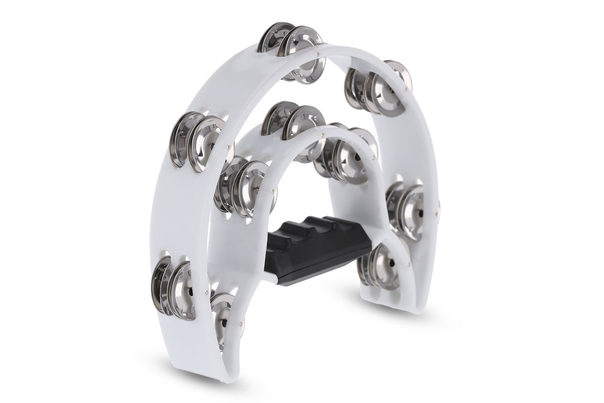 GEWA Jingle wreath Half moon 20 jingles - White