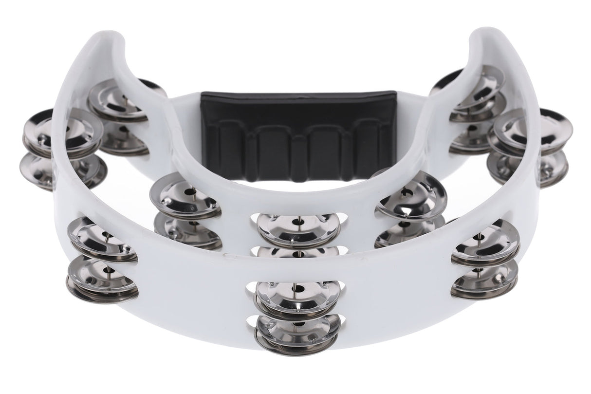 GEWA Jingle wreath Half moon 20 jingles - White