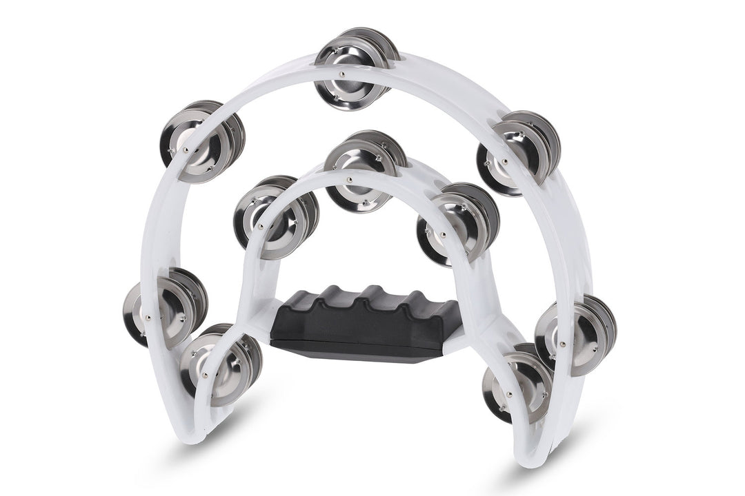 GEWA Jingle wreath Half moon 20 jingles - White