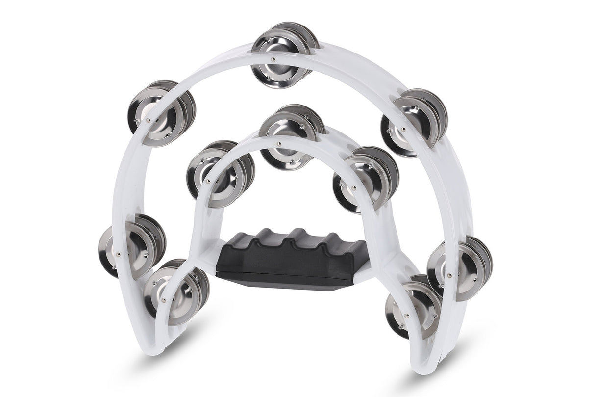 GEWA Jingle wreath Half moon 20 jingles - White