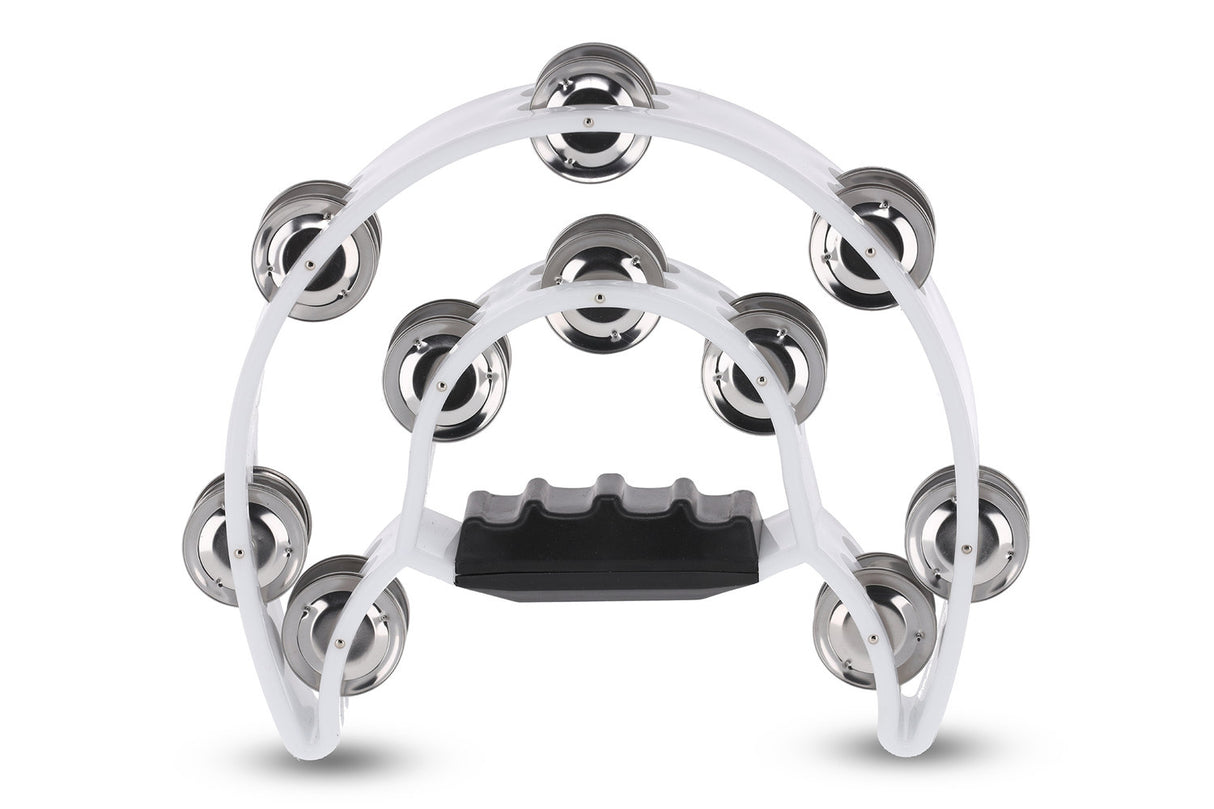 GEWA Jingle wreath Half moon 20 jingles - White