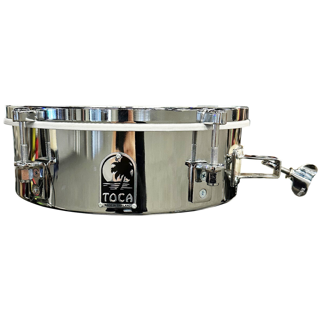 Toca Drumset Add-Ons Timbales - 12" x 4" Stainless Steel (T-412-SS)
