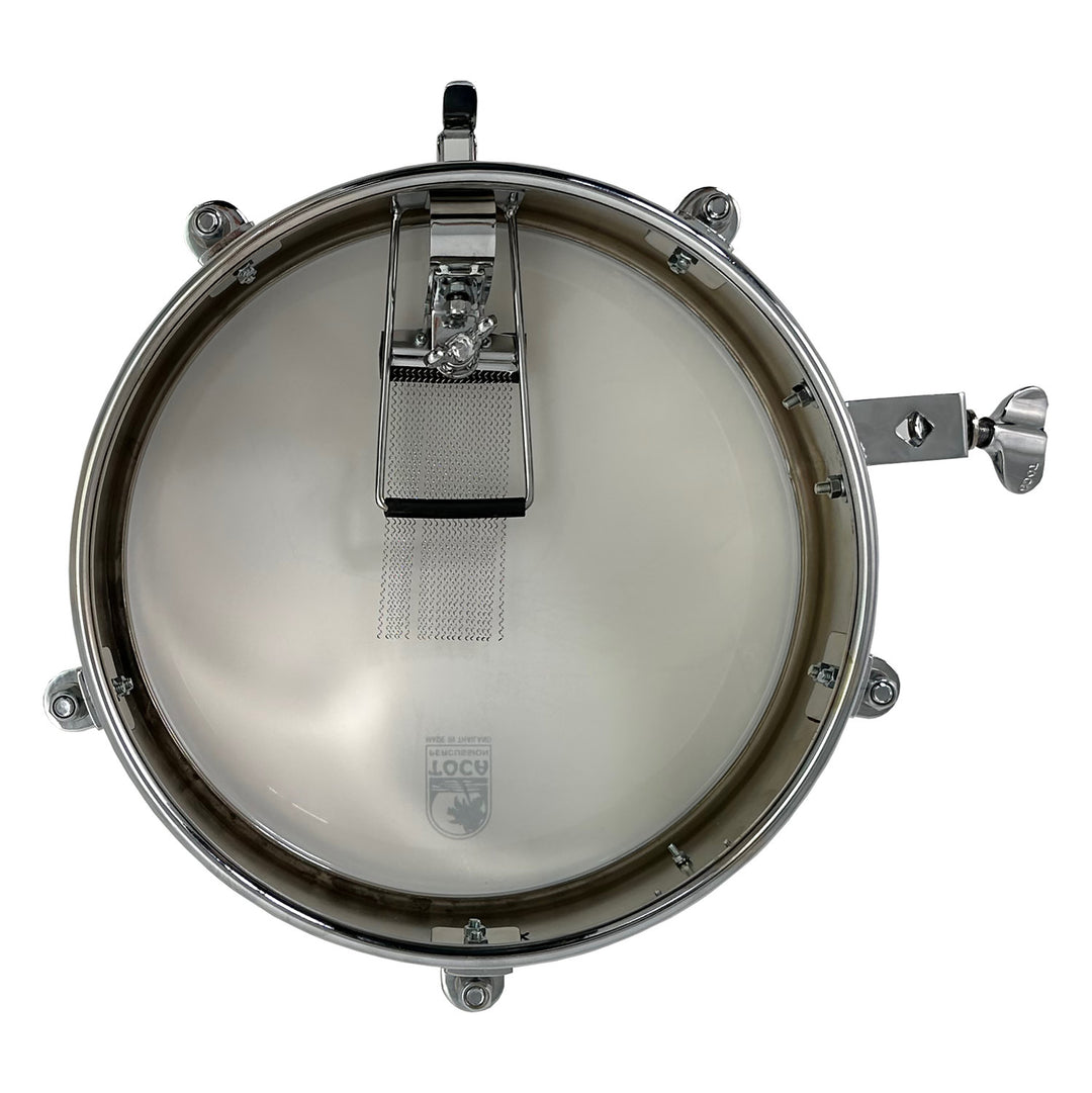 Toca Drumset Add-Ons Timbales - 12" x 4" Stainless Steel (T-412-SS)