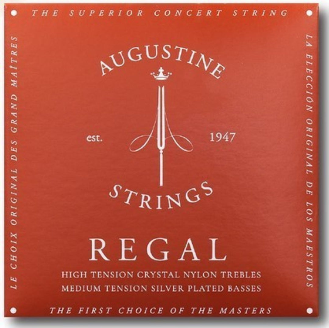 Augustine Strings for classic guitar Regal Crystal Nylon high - Set Regal Red (high/medium)