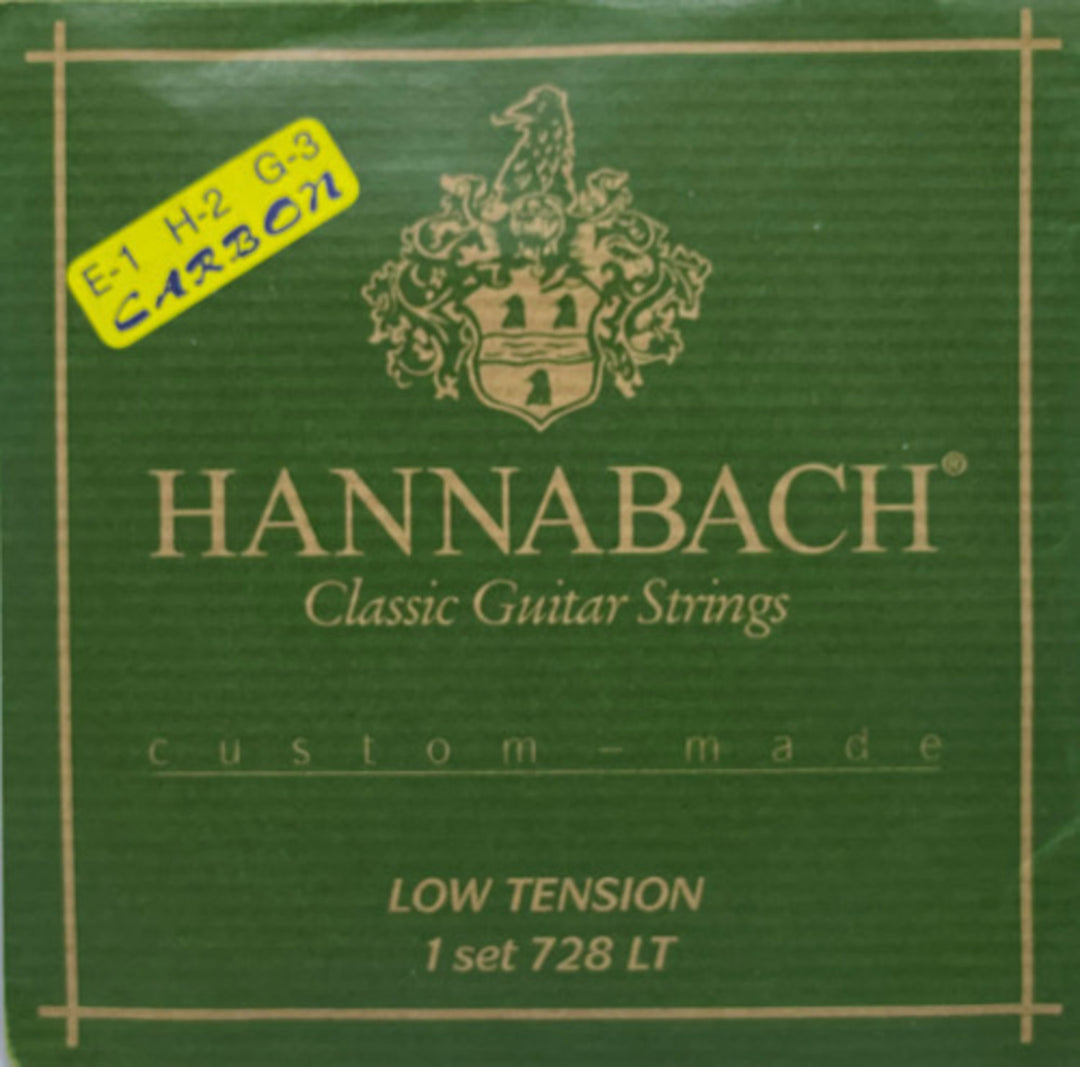 Hannabach 728LTC Custom Made sæt med carbondiskant, low tension