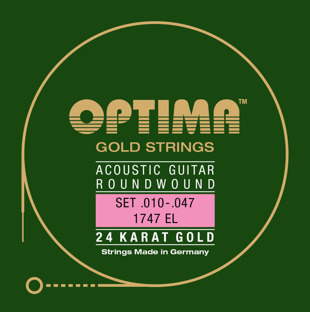 Optima Strings for Acoustic Guitar Gold strings - Set (1747EL)
