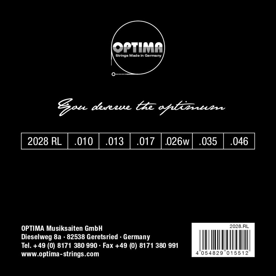 Optima Strings for E-guitar Gold strings round wound - Set (2028 RL)