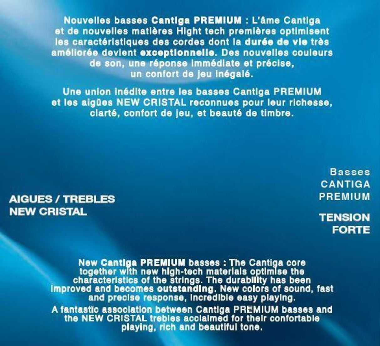 Savarez Strings for classic guitar New Cristal Cantiga Premium - Set high (510CJP)